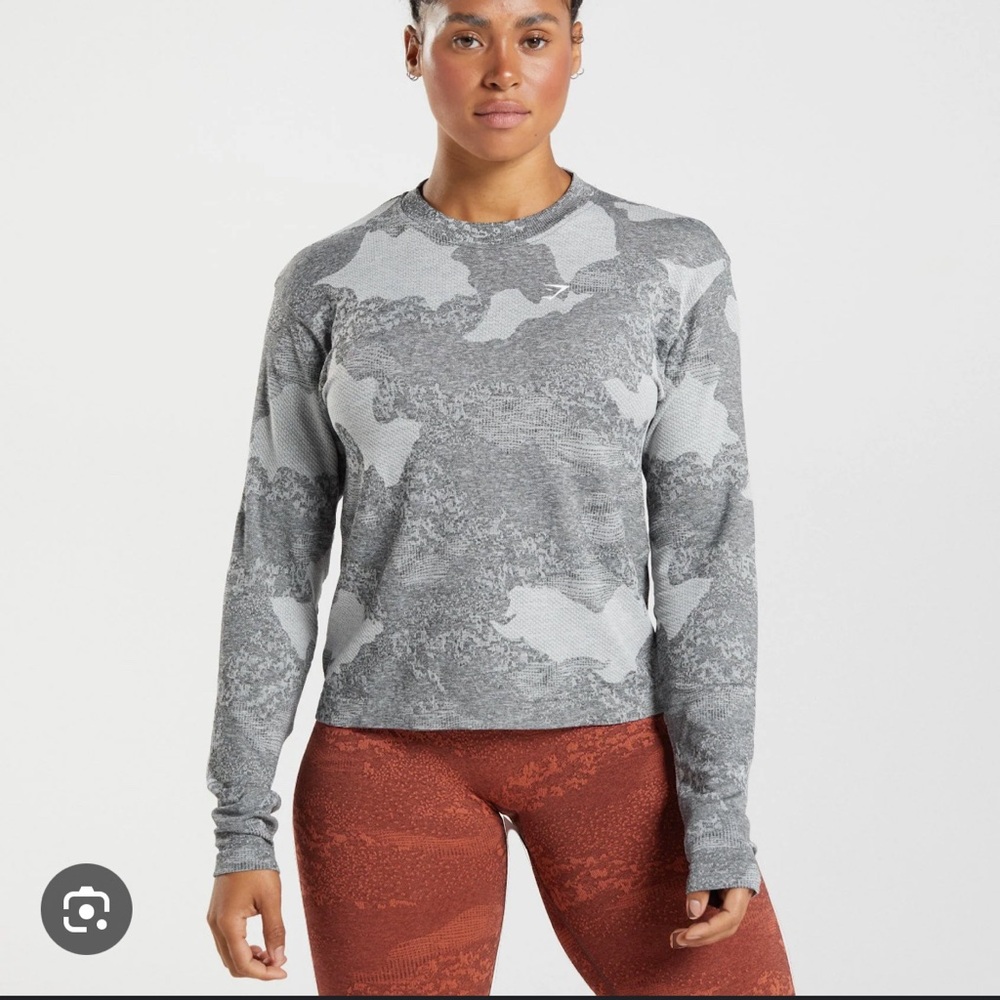 Gymshark sweatshirt.